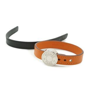 Hermes Leather Bracelet Clou de Selle